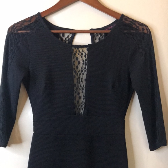 Material Girl Black Lace Midi Dress - Picture 2 of 3